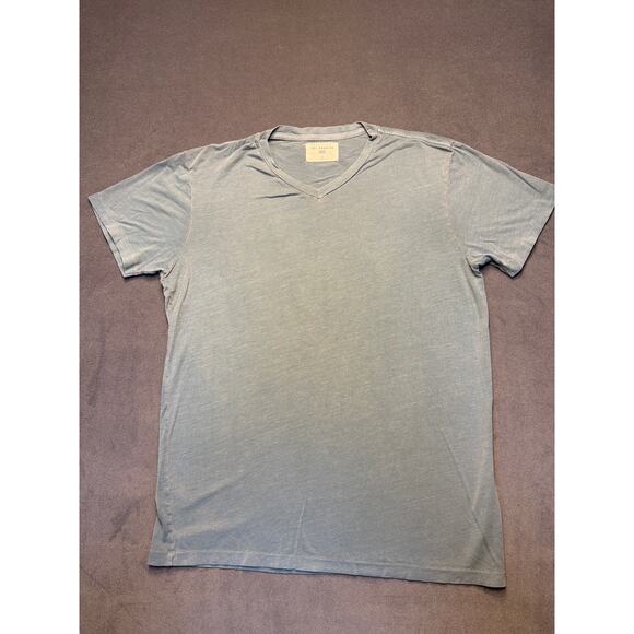 Sol Angeles Tops - Sol Angeles V-Neck T-Shirt Size LG Teal Green Made in USA